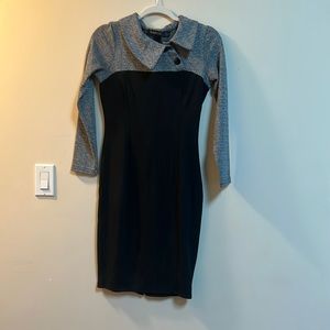 Homeyee Black & Grey Sweater Dress, size S/4